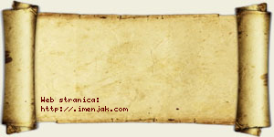 Nadežda Trnjaković vizit kartica